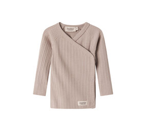 MarMar Copenhagen MarMar Copenhagen | Tut Wrap LS | Modal Pointelle Rib | Soft Beige MarMar Copenhagen MarMar Copenhagen | Tut Wrap LS | Modal Pointelle Rib | Soft Beige