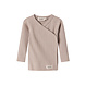 MarMar Copenhagen MarMar Copenhagen | Tut Wrap LS | Modal Pointelle Rib | Soft Beige