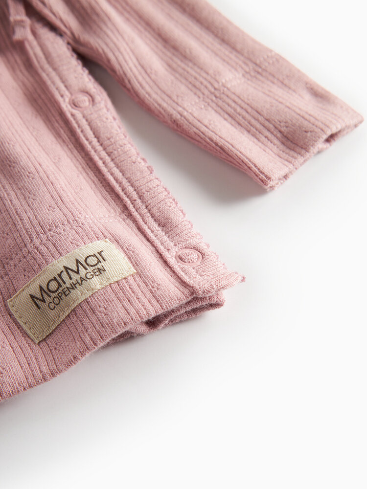 MarMar Copenhagen MarMar Copenhagen | Tut Wrap LS | Modal Pointelle | Soft Berry