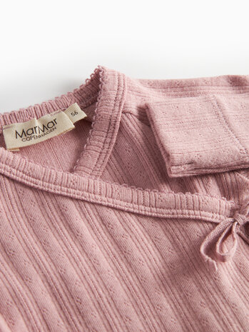 MarMar Copenhagen MarMar Copenhagen | Tut Wrap LS | Modal Pointelle | Soft Berry