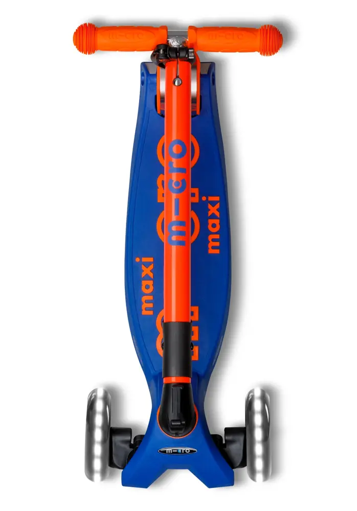 Micro Step Micro Step | Maxi Micro inklapbaar LED | Blauw Oranje Neon