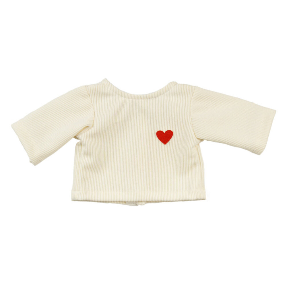 Heless | Broek met shirt Hart Confetti (28-35cm)