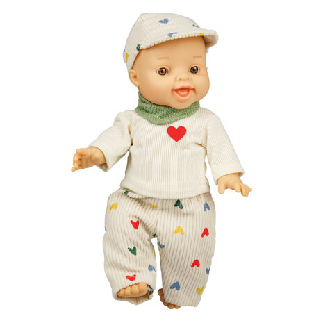 Heless | Broek met shirt Hart Confetti (28-35cm)