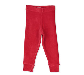Lötiekids | Corduroy Baby Leggings | Solid | Red