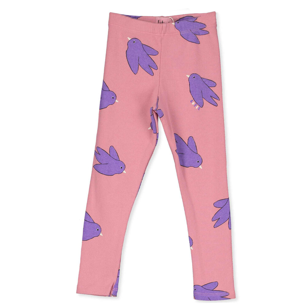 Lötiekids Lötiekids | Legging | Birds All Over | Rose Lötiekids Lötiekids | Legging | Birds All Over | Rose