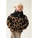 Liewood Liewood | Niko Pile Jacket | Mega leo / Oat mix Liewood Liewood | Niko Pile Jacket | Mega leo / Oat mix