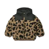 Liewood Liewood | Niko Pile Jacket | Mega leo / Oat mix Liewood Liewood | Niko Pile Jacket | Mega leo / Oat mix