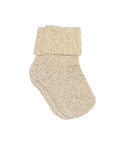MP Denmark MP Denmark | Ida glitter socks | Ecru