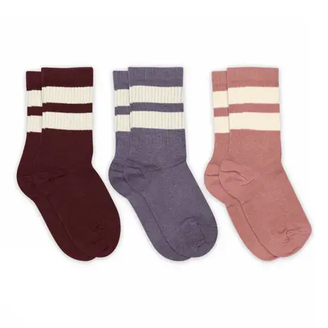 MP Denmark MP Denmark | Anker socks - 3-pack | Wine Red