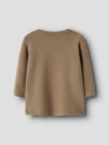 Lil ' Atelier Lil ' Atelier | NBMTHORO LEO LS SLIM TOP LIL | Sepia Tint