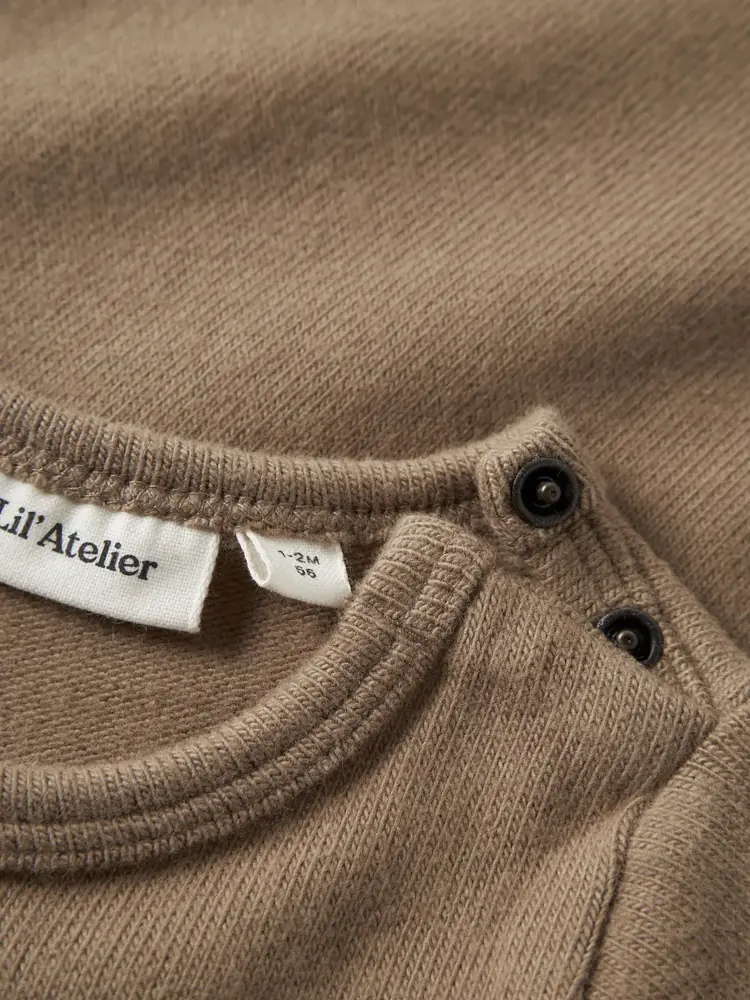 Lil ' Atelier Lil ' Atelier | NBMTHORO LEO LS SLIM TOP LIL | Sepia Tint