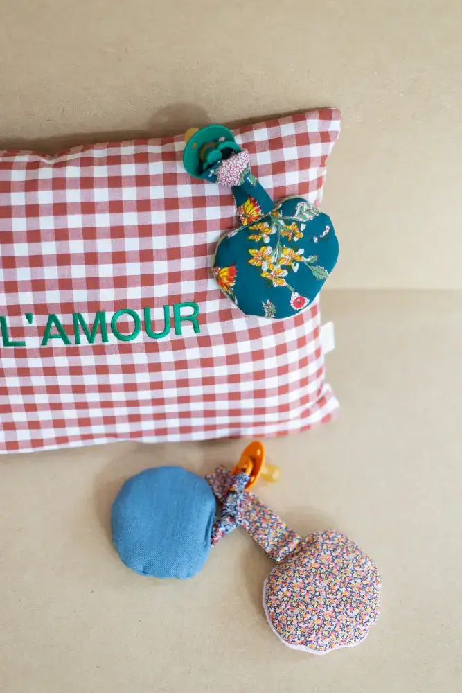 Atelier Pomme Atelier Pomme | Pacifier Cloth | Pomme | Morning Moss