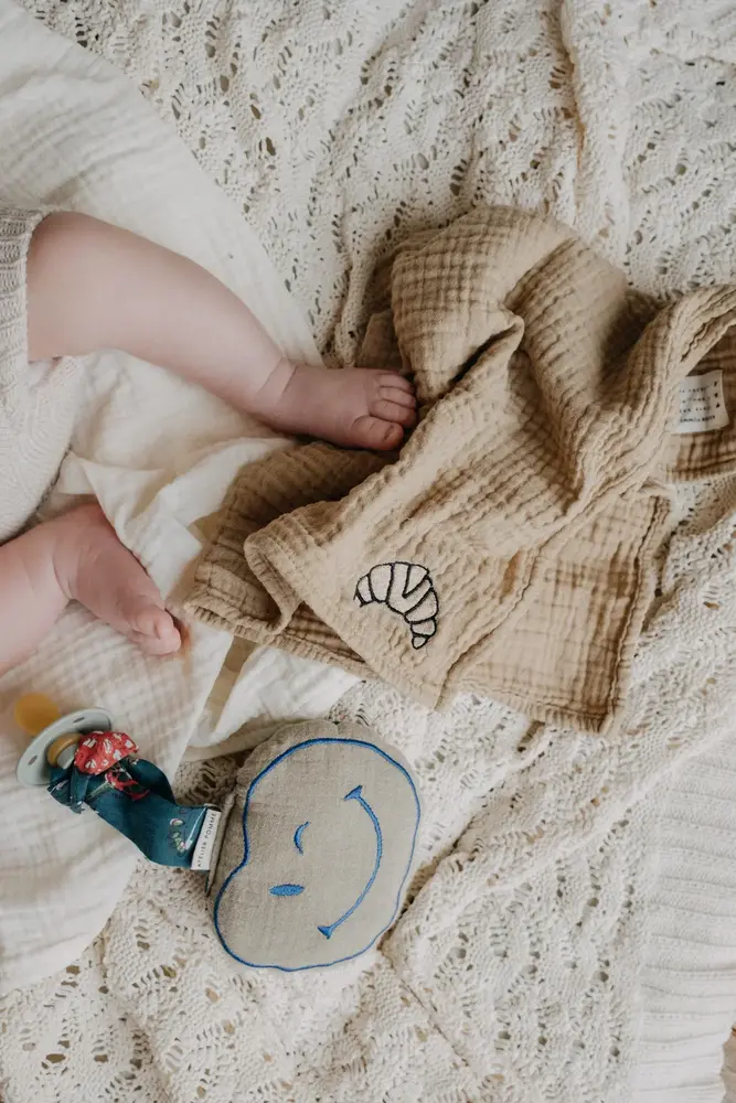 Atelier Pomme Atelier Pomme | Pacifier Cloth | Pomme | Morning Moss