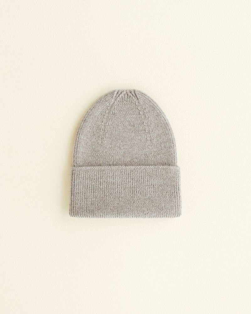 Hvid Hvid | Beanie Fonzie newborn | Pebble
