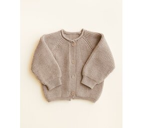 Hvid Hvid | Cardigan Inga | Sand Hvid Hvid | Cardigan Inga | Sand