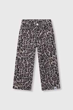 ALIX The Label ALIX The Label | Kids Woven Wide Leg Jaguar Denim Pants | Animal