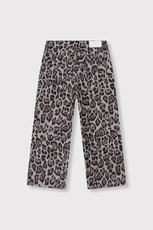 ALIX The Label ALIX The Label | Kids Woven Wide Leg Jaguar Denim Pants | Animal