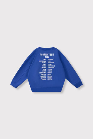 ALIX The Label ALIX The Label | Kids Knitted On Tour Sweater | Intense Blue