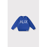 ALIX The Label ALIX The Label | Kids Knitted On Tour Sweater | Intense Blue ALIX The Label ALIX The Label | Kids Knitted On Tour Sweater | Intense Blue