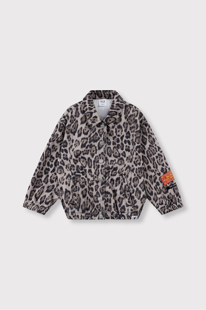 ALIX The Label ALIX The Label | Kids Woven Jaguar Denim Jacket | Animal