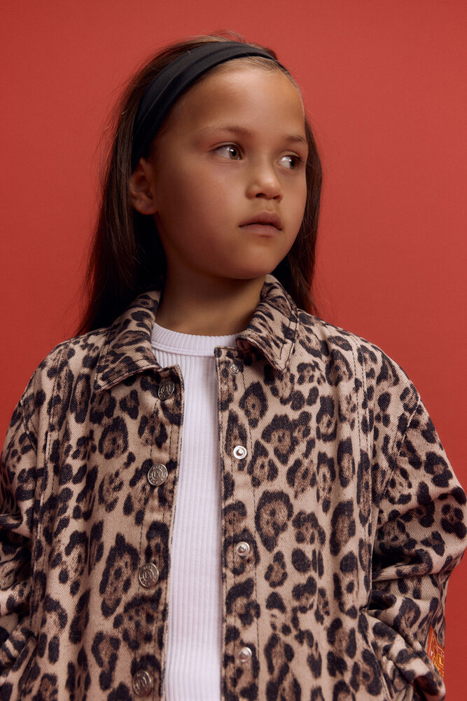 ALIX The Label ALIX The Label | Kids Woven Jaguar Denim Jacket | Animal