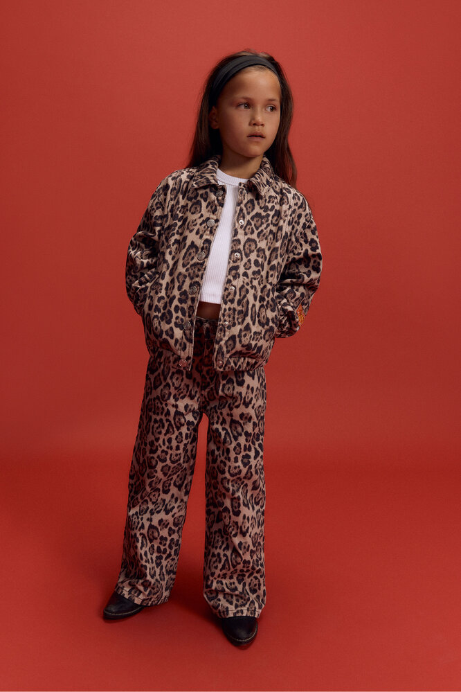 ALIX The Label ALIX The Label | Kids Woven Jaguar Denim Jacket | Animal