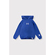 ALIX The Label ALIX The Label | Kids Knitted Logo Hoody | Intense Blue