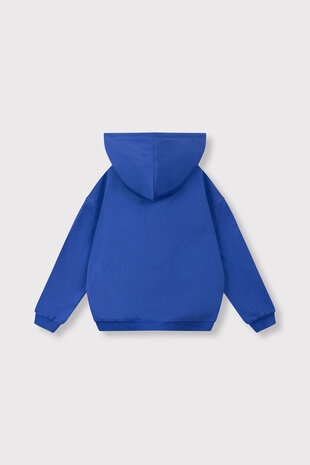 ALIX The Label ALIX The Label | Kids Knitted Logo Hoody | Intense Blue