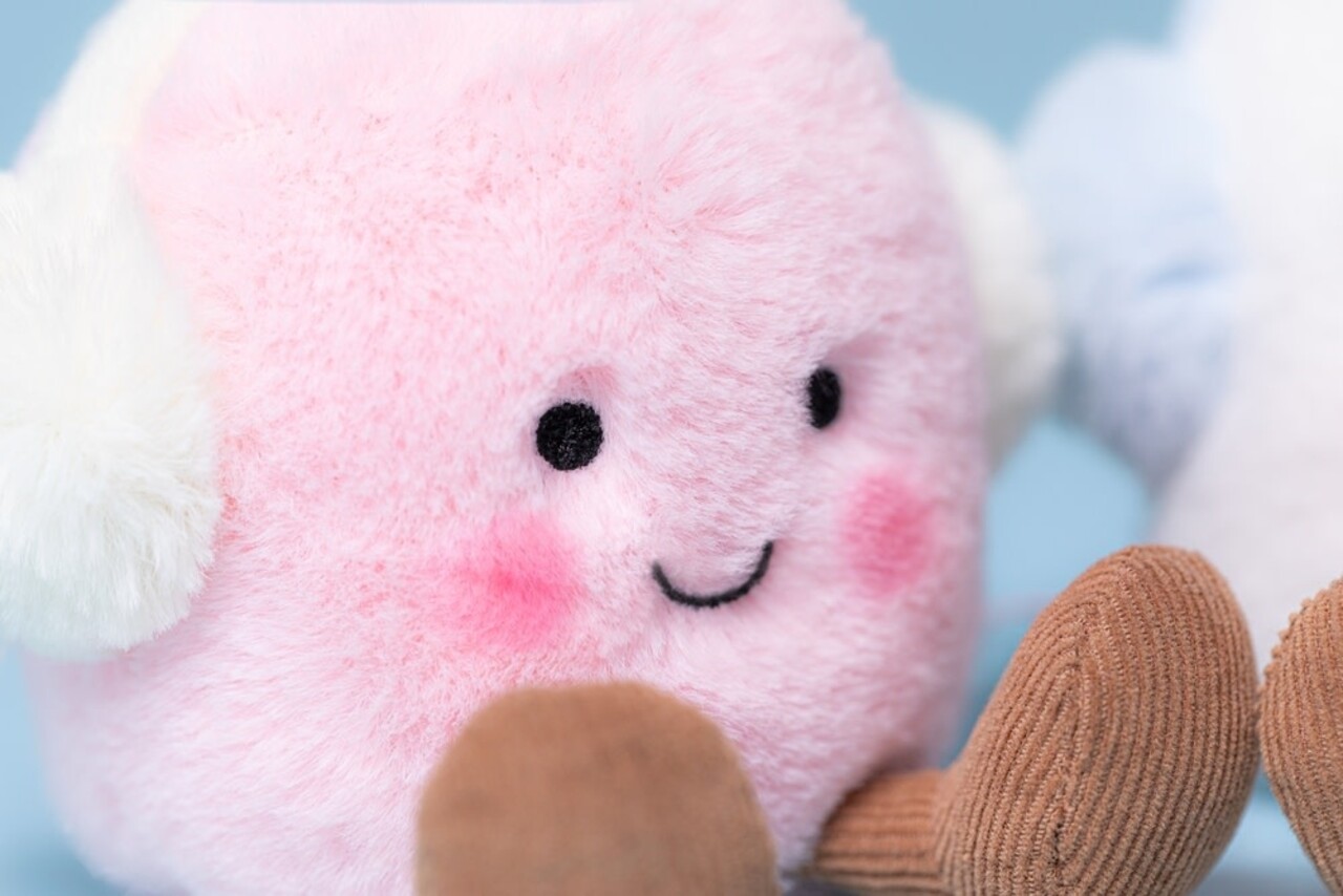 Jellycat Jellycat | Amuseables Toastie Pink and White Marshmallows Jellycat Jellycat | Amuseables Toastie Pink and White Marshmallows