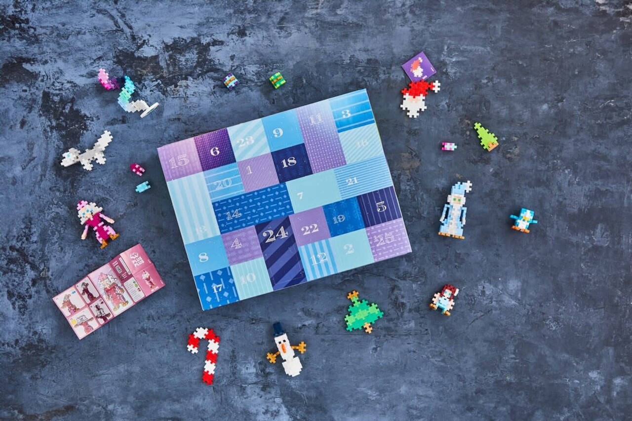 Plus Plus Plus - Plus | Advent Calendar | Santa's Northern Lights Adventure Plus-Plus