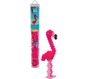 Plus Plus Plus - Plus | Tube flamingo 100 stuks Plus Plus Plus - Plus | Tube flamingo 100 stuks