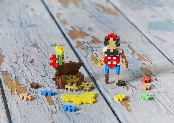 Plus Plus Plus - Plus | Tube piraat 100 stuks