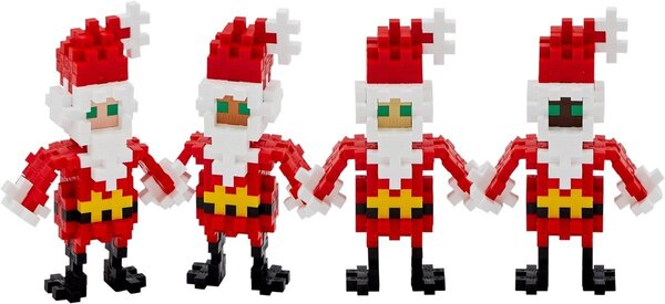 Plus Plus Plus - Plus | Tube kerstman 100 stuks