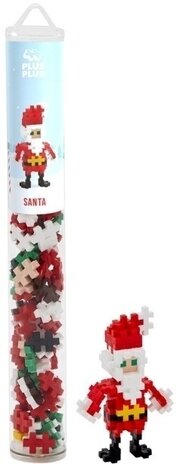 Plus Plus Plus - Plus | Tube kerstman 100 stuks