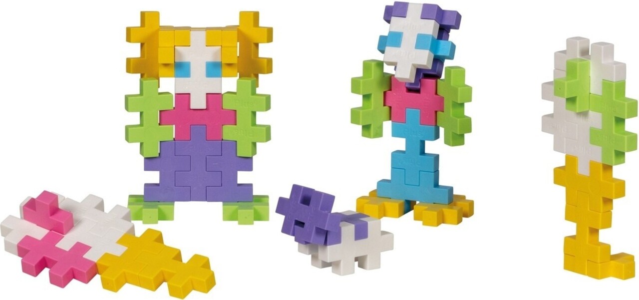 Plus Plus Plus - Plus | Tube pastel Big Plus 15 stuks