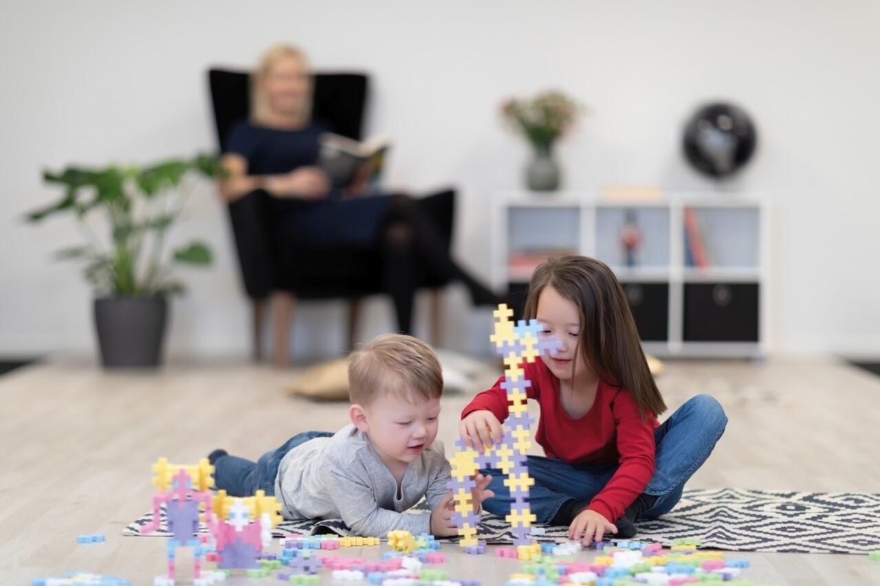 Plus Plus Plus - Plus | Tube pastel Big Plus 15 stuks