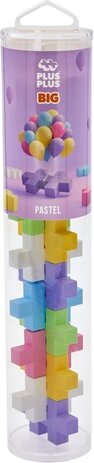 Plus Plus Plus - Plus | Tube pastel Big Plus 15 stuks