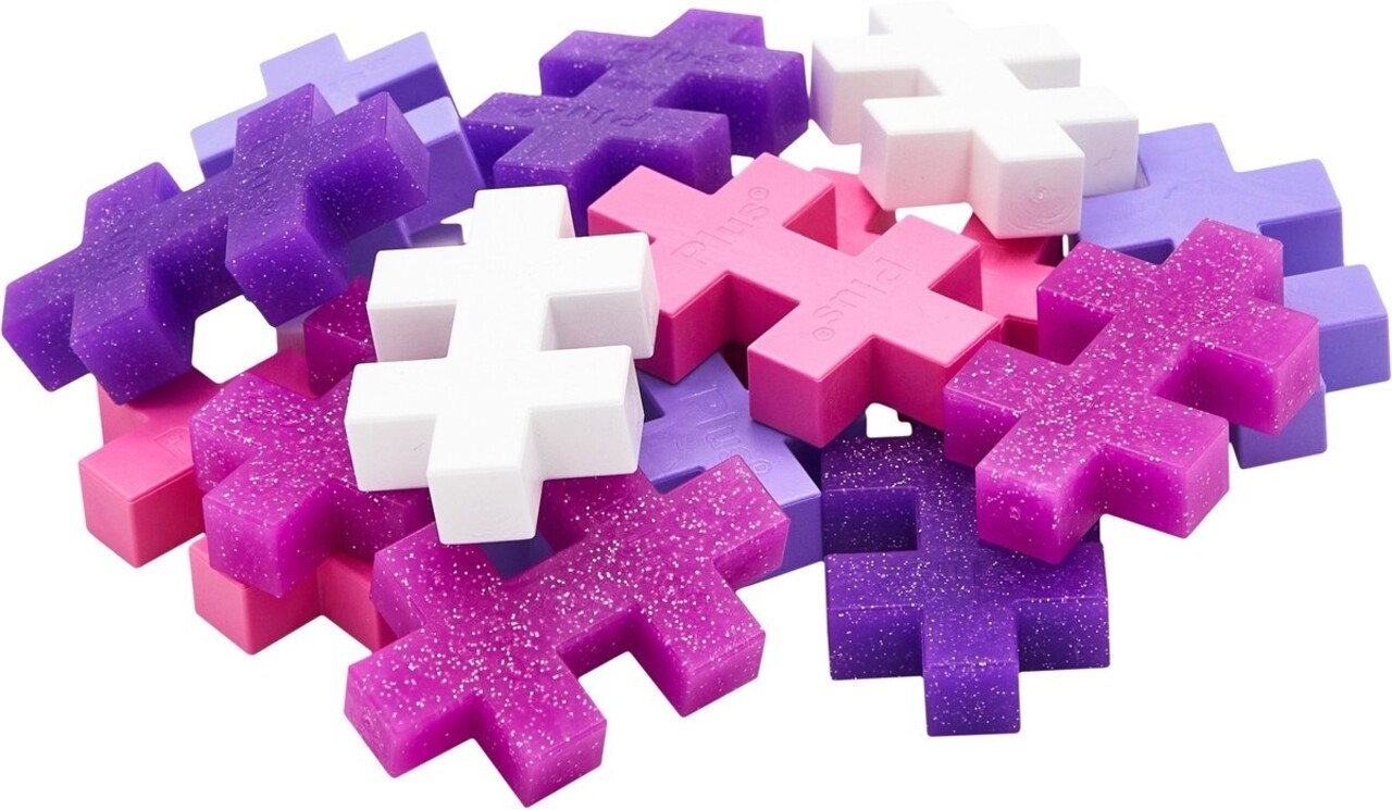 Plus Plus Plus - Plus | Tube glitter Big Plus 15 stuks