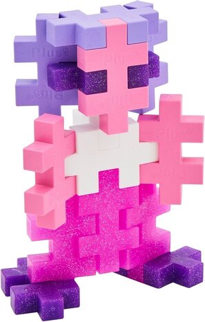 Plus Plus Plus - Plus | Tube glitter Big Plus 15 stuks