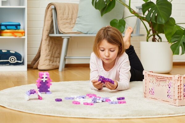 Plus Plus Plus - Plus | Tube glitter Big Plus 15 stuks