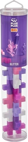 Plus Plus Plus - Plus | Tube glitter Big Plus 15 stuks