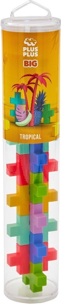 Plus Plus Plus - Plus | Tube tropical Big Plus 15 stuks