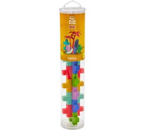 Plus Plus Plus - Plus | Tube tropical Big Plus 15 stuks Plus Plus Plus - Plus | Tube tropical Big Plus 15 stuks