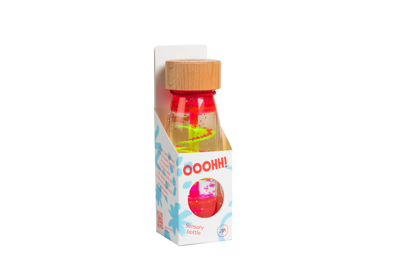 Petit Boum Petit Boum | Sensorische Fles | Spiraal Roze