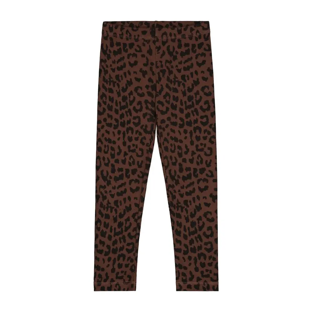 Daily Brat Daily Brat | Leopard Pants Hickory Brown