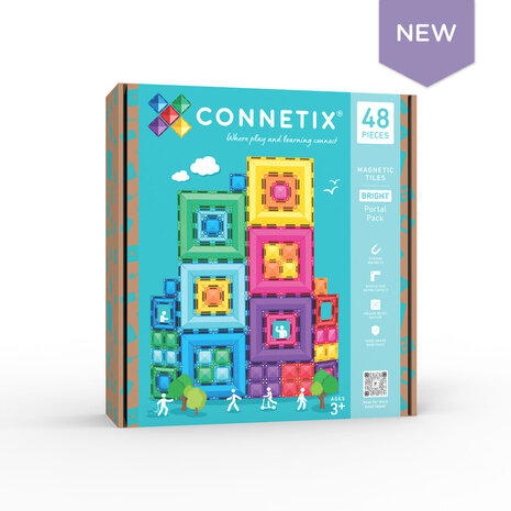 Connetix Connetix | Bright Portal Pack | 48 pc