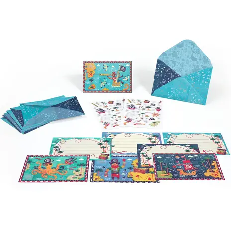 Djeco Djeco | Verjaardagsuitnodigingen | All Aboard