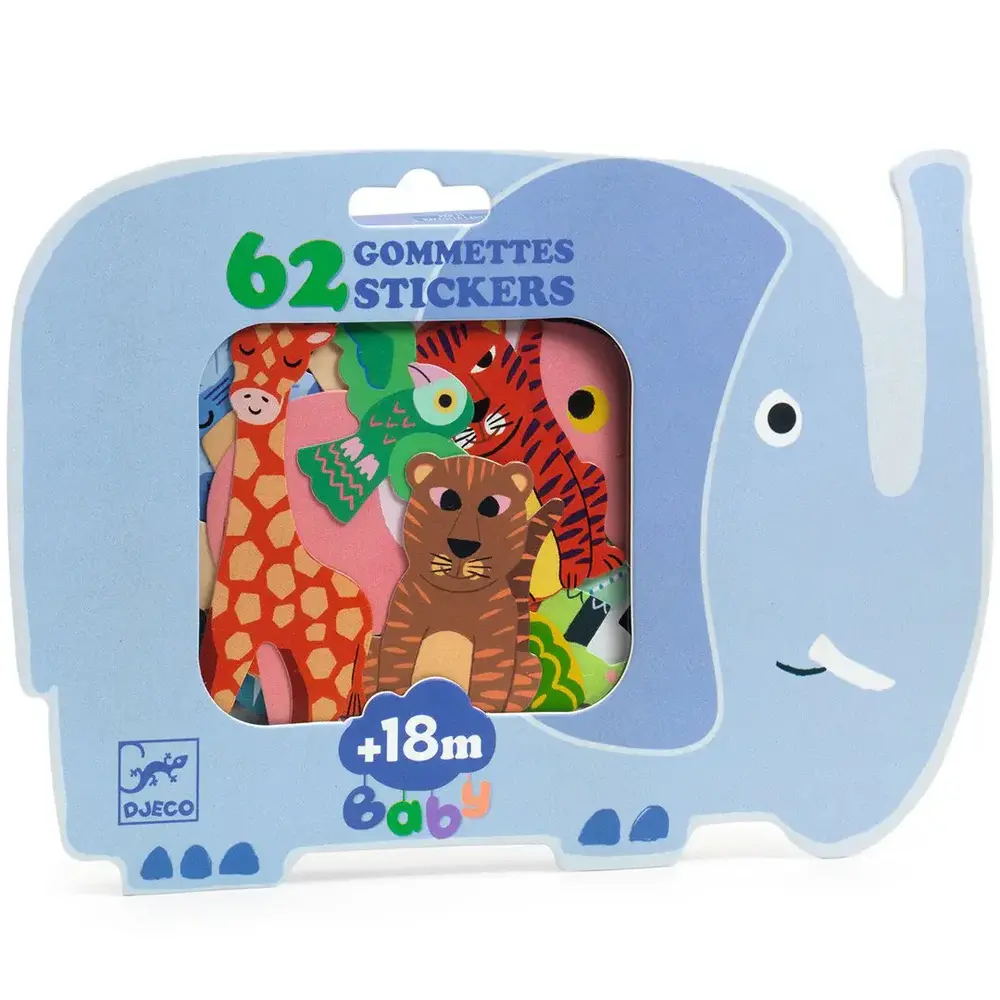Djeco Djeco | Big stickers | Safari Animals