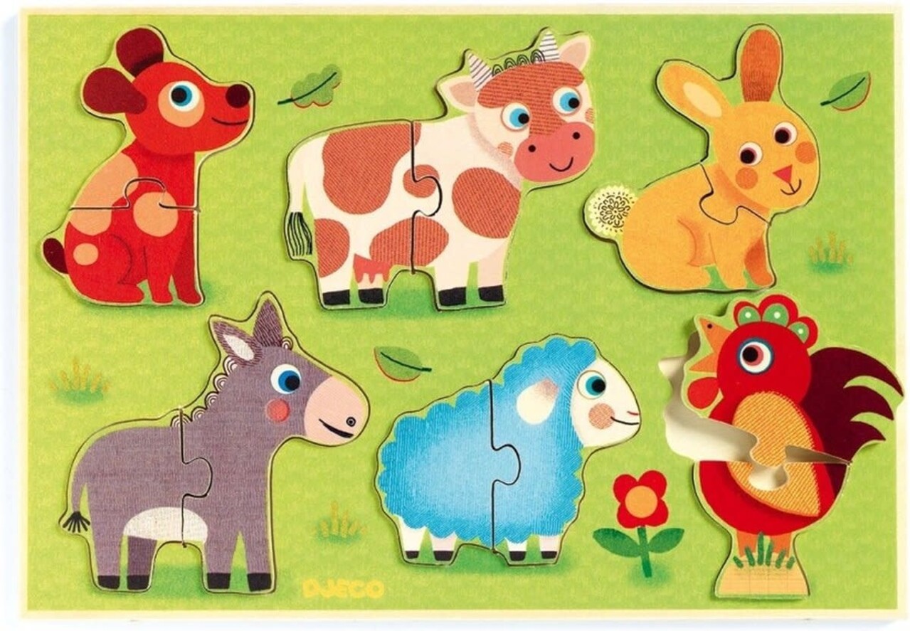 Djeco Djeco | Puzzel | CouCou | Koe