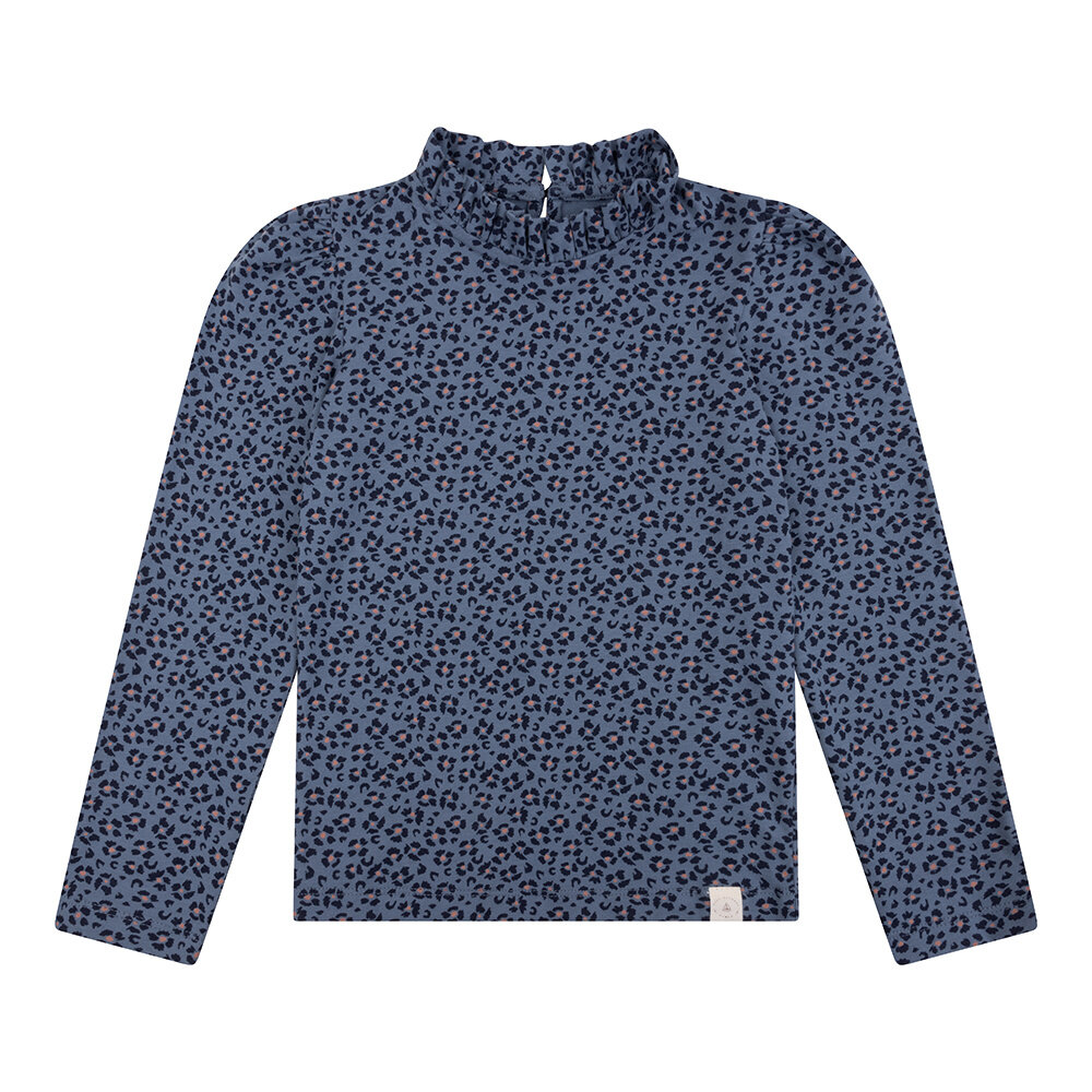 Navy Natural Navy Natural | Loulou top navy leopard flower